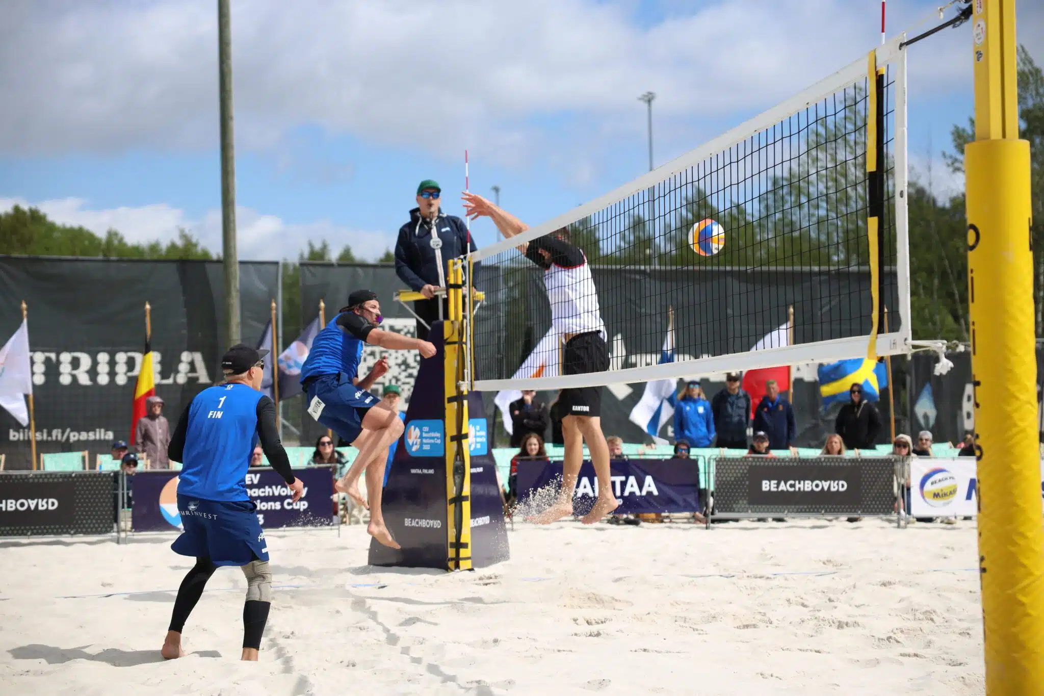 Beach volley: Suomen miehet välieriin Madridissa