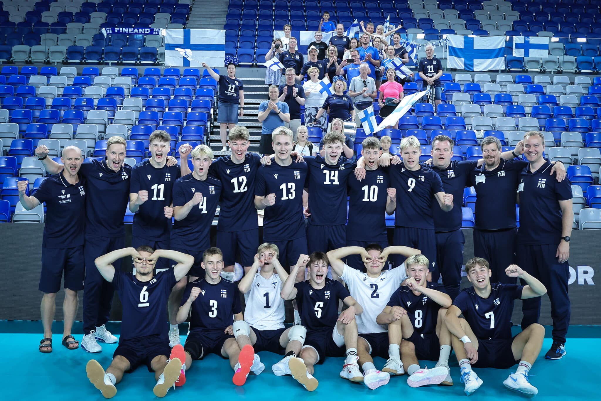 Lentopallo: Suomen U18-poikien MM-unelma askeleen lähempänä Lentopallo: Suomen U18-poikien MM-unelma askeleen lähempänä